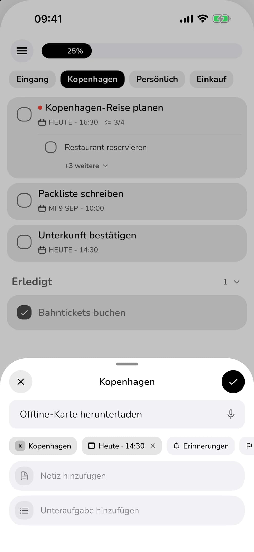 ClearDo – Quick Add